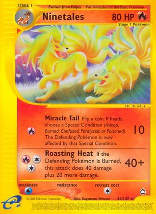 Ninetales (/147) [Vintage: Aquapolis] Pokemon Single Pokémon