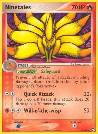 Ninetales (/108) Reverse Holofoil [EX: Power Keepers] Pokemon Single Pokémon
