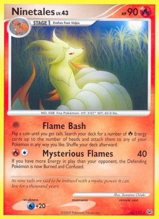 Ninetales (/127) Reverse Holofoil [Platinum: Base set] Pokemon Single Pokémon