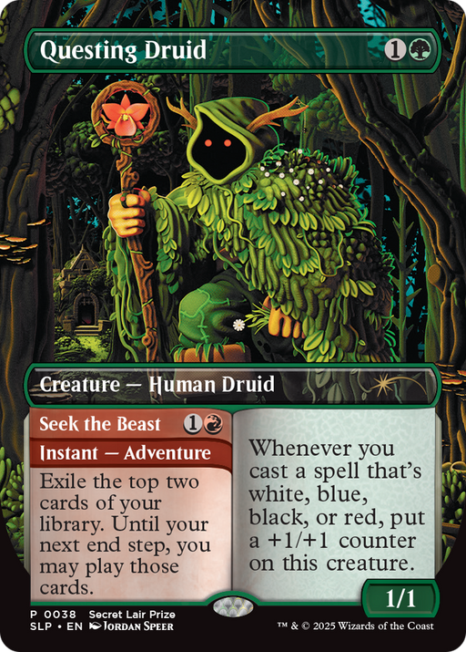 Questing Druid (SLP-038) [Secret Lair] Showdown MTG Single Wizards of the Coast