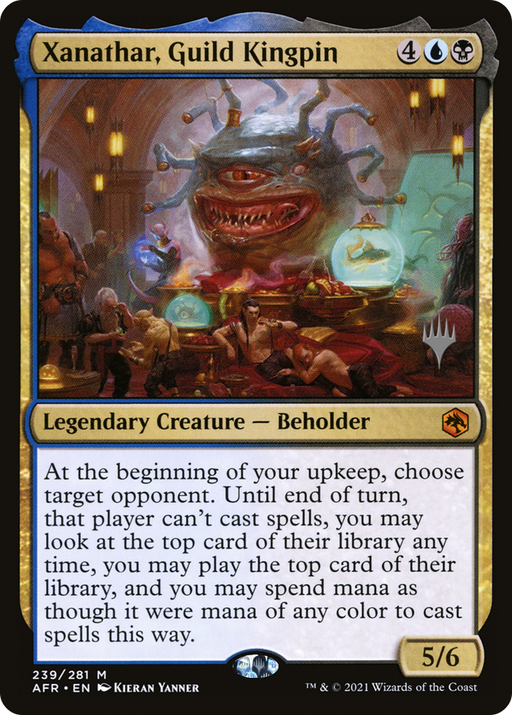 Xanathar, Guild Kingpin (PPAFR-239) [Adventures in the Forgotten Realms Promos] MTG Single Wizards of the Coast