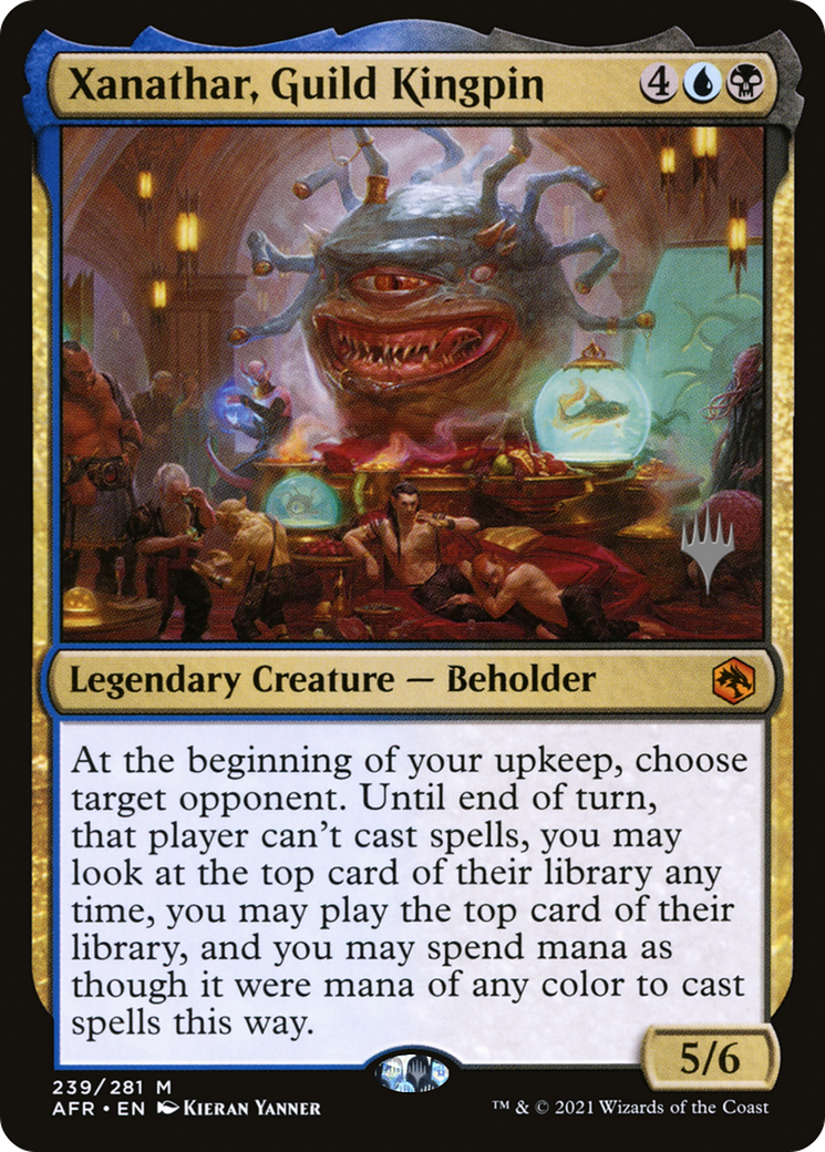 Xanathar, Guild Kingpin (PPAFR-239) [Adventures in the Forgotten Realms Promos] Foil MTG Single Wizards of the Coast
