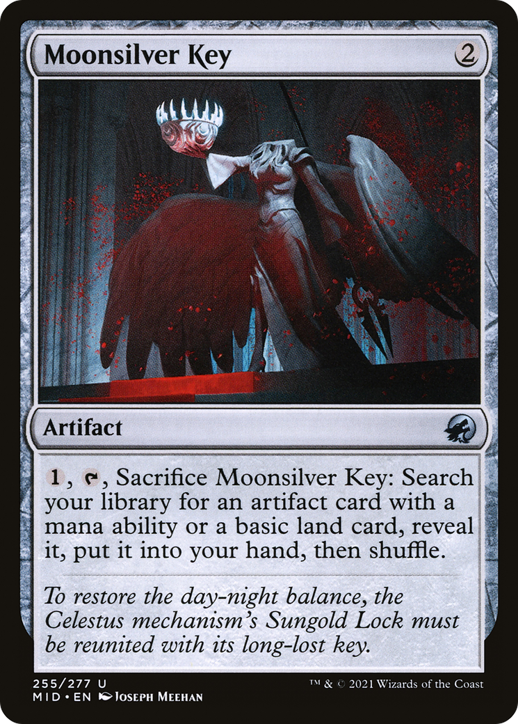 Moonsilver Key (MID-255) [Innistrad: Midnight Hunt] MTG Single Wizards of the Coast