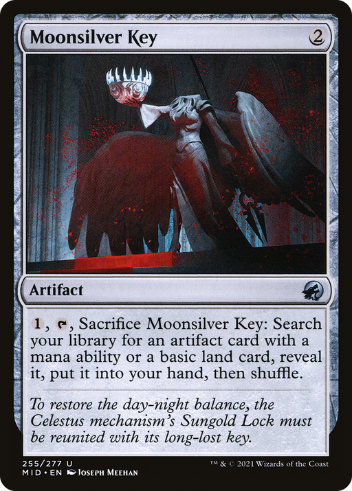 Moonsilver Key (MID-255) [Innistrad: Midnight Hunt] MTG Single Wizards of the Coast