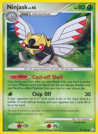 Ninjask (/146) Reverse Holofoil [Legends Awakened] Pokemon Single Pokémon