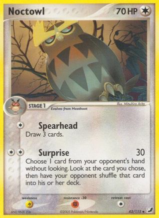 Noctowl (/115) Reverse Holofoil [EX: Unseen Forces] Pokemon Single Pokémon