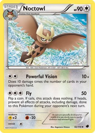 Noctowl (/116) [BW: Plasma Freeze] Pokemon Single Pokémon