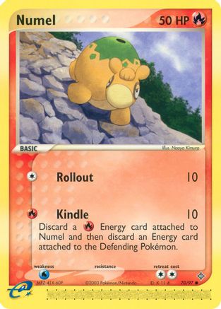 Numel (70/97) Reverse Holofoil [EX: Dragon] Pokemon Single Pokémon