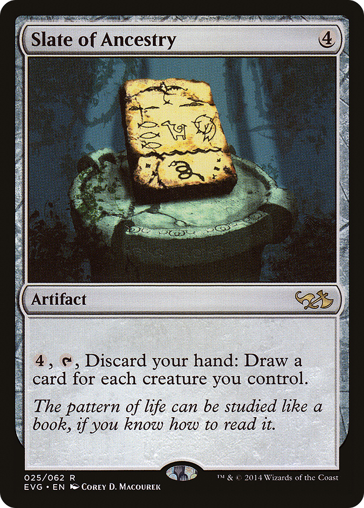 Slate of Ancestry (DD3-) [Misc] Duel Decks Anthology: Elves vs. Goblins MTG Single Wizards of the Coast