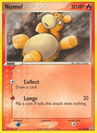 Numel - 057/106 (57/106) Reverse Holofoil [EX: Emerald] Pokemon Single Pokémon