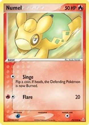 Numel (72/110) [EX: Holon Phantoms] Pokemon Single Pokémon