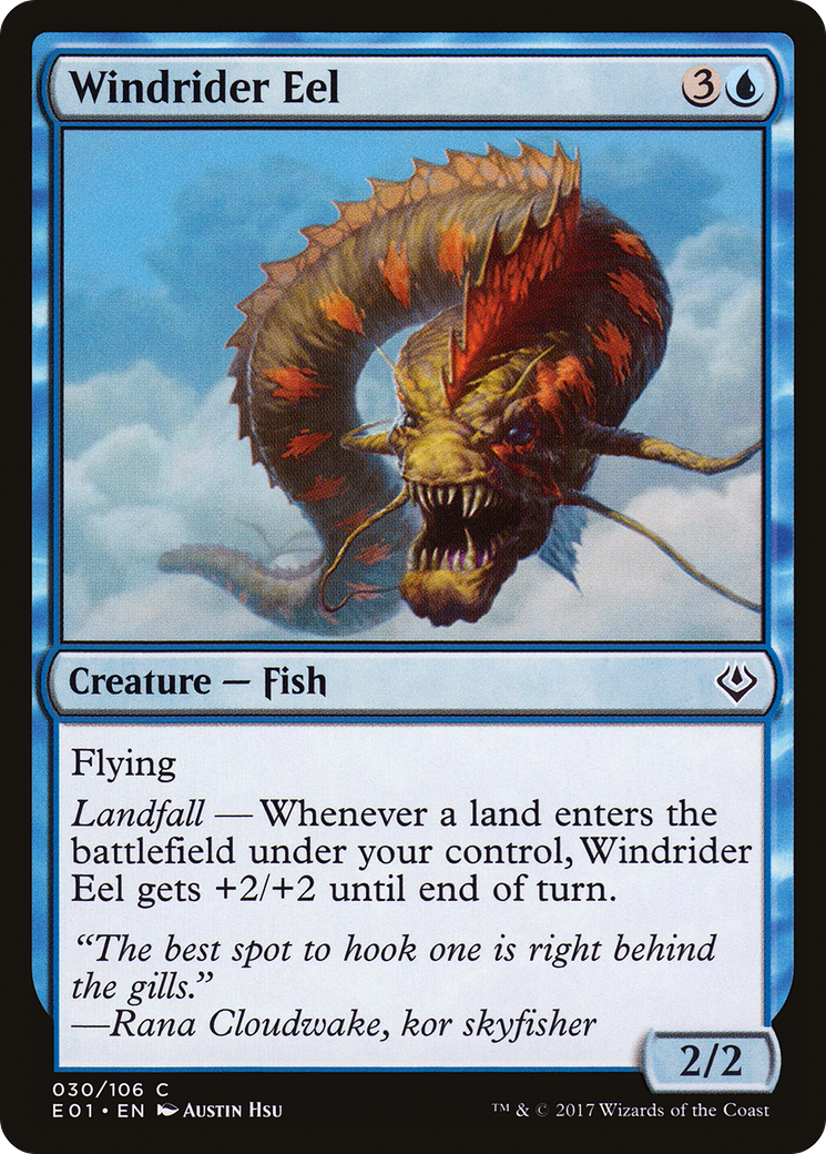 Windrider Eel (AC2-030) [Misc] Archenemy: Nicol Bolas MTG Single Wizards of the Coast