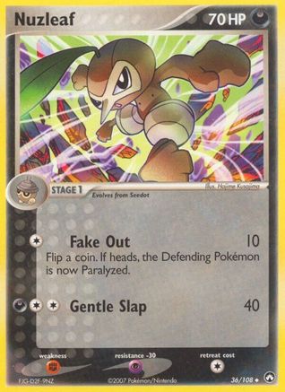 Nuzleaf (/108) [EX: Power Keepers] Pokemon Single Pokémon