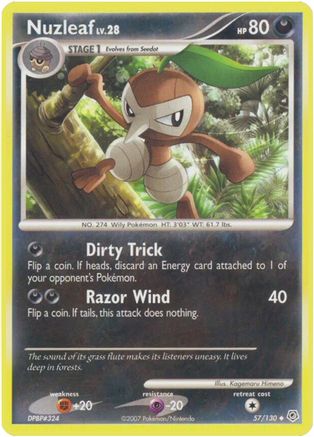 Nuzleaf (/130) [DP: Base Set] Pokemon Single Pokémon