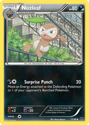 Nuzleaf (/99) Reverse Holofoil [BW: Next Destinies] Pokemon Single Pokémon