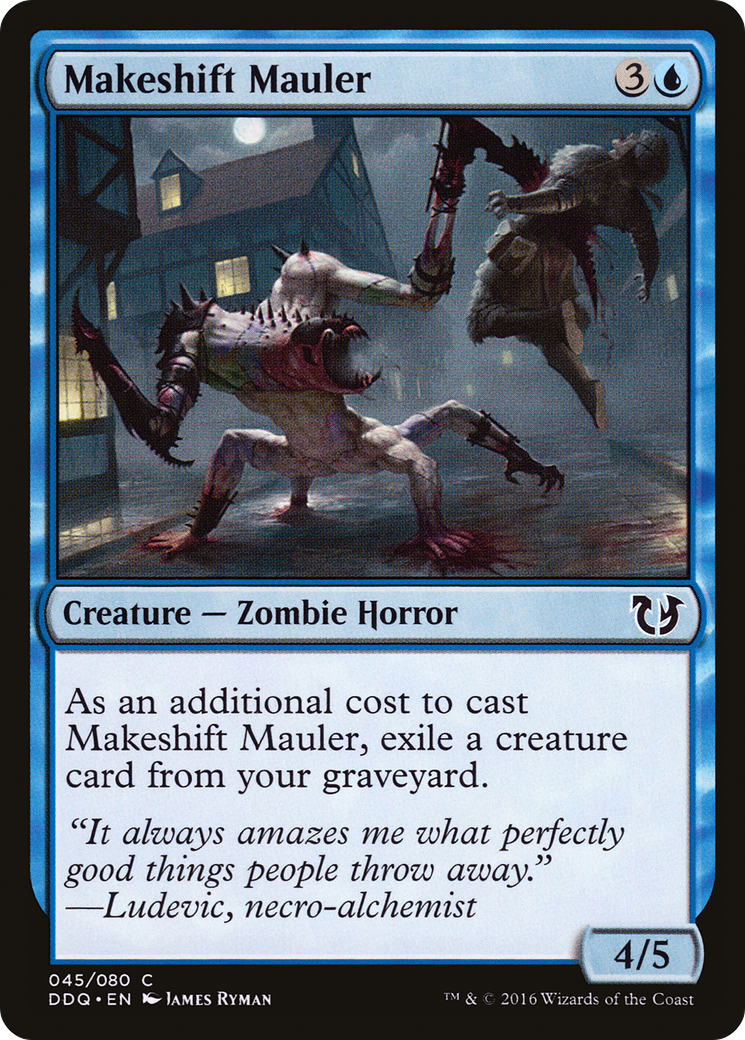 Makeshift Mauler (DDQ-045) [Misc] Duel Decks: Blessed vs. Cursed MTG Single Wizards of the Coast