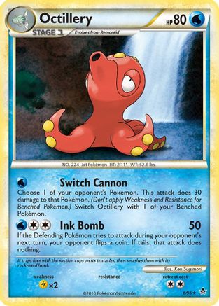 Octillery (6/95) Holofoil [HGSS: Unleashed] Pokemon Single Pokémon