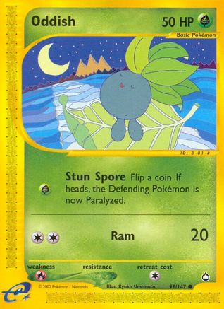 Oddish (/147) [Vintage: Aquapolis] Pokemon Single Pokémon
