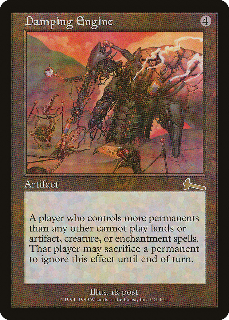 Damping Engine (ULG-124) [Urza's Legacy] Foil MTG Single Wizards of the Coast