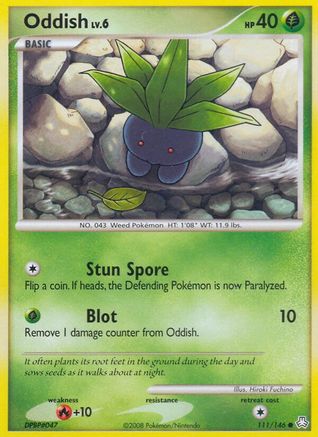 Oddish (111) (/146) Reverse Holofoil [Legends Awakened] Pokemon Single Pokémon