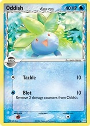 Oddish (Delta Species) (73/110) Reverse Holofoil [Holon Phantoms] Pokemon Single Pokémon
