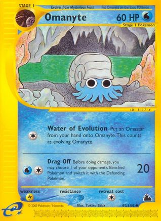 Omanyte (/144) [Vintage: Skyridge] Pokemon Single Pokémon