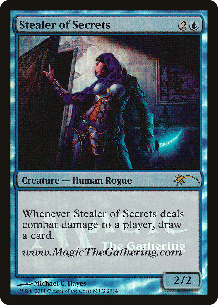 Stealer of Secrets (2014 Convention Promo) (MEDIA-2014) [Misc] URL/Convention Promos Foil MTG Single Wizards of the Coast