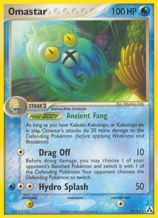 Omastar (/92) [EX: Legend Maker] Pokemon Single Pokémon