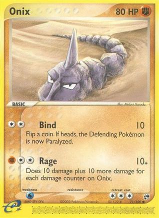 Onix (71/100) Reverse Holofoil [EX: Sandstorm] Pokemon Single Pokémon