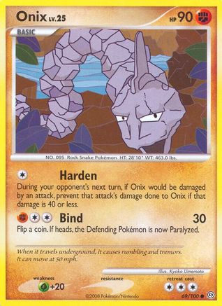 Onix (/100) [DP: Stormfront] Pokemon Single Pokémon