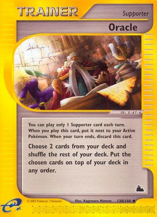Oracle (/144) [Vintage: Skyridge] Pokemon Single Pokémon