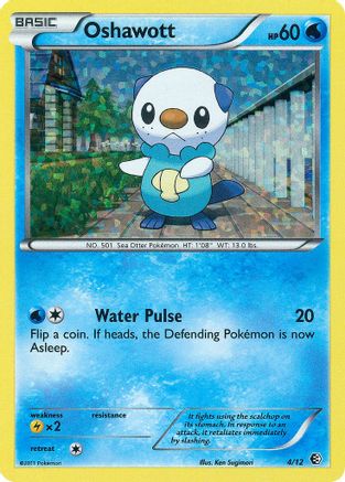 Oshawott 4/12 (/12) Holofoil [Promos: McDonalds Promos 2011] Pokemon Single Pokémon