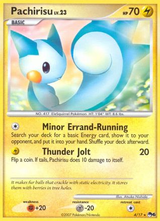 Pachirisu (4/17) Holofoil [Promos: POP Series 6] Pokemon Single Pokémon