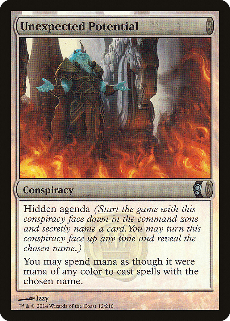 Unexpected Potential (CNS-012) [Conspiracy] MTG Single Wizards of the Coast