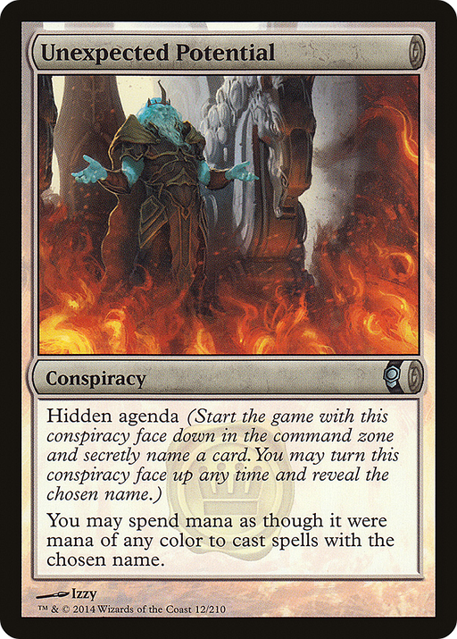 Unexpected Potential (CNS-012) [Conspiracy] Foil MTG Single Wizards of the Coast