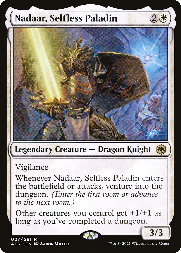 Nadaar, Selfless Paladin (AFR-027) [Adventures in the Forgotten Realms] MTG Single Wizards of the Coast
