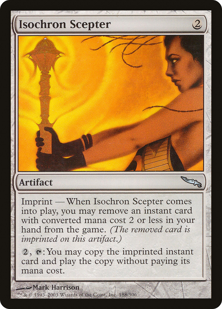 Isochron Scepter (MRD-188) [Mirrodin] MTG Single Wizards of the Coast