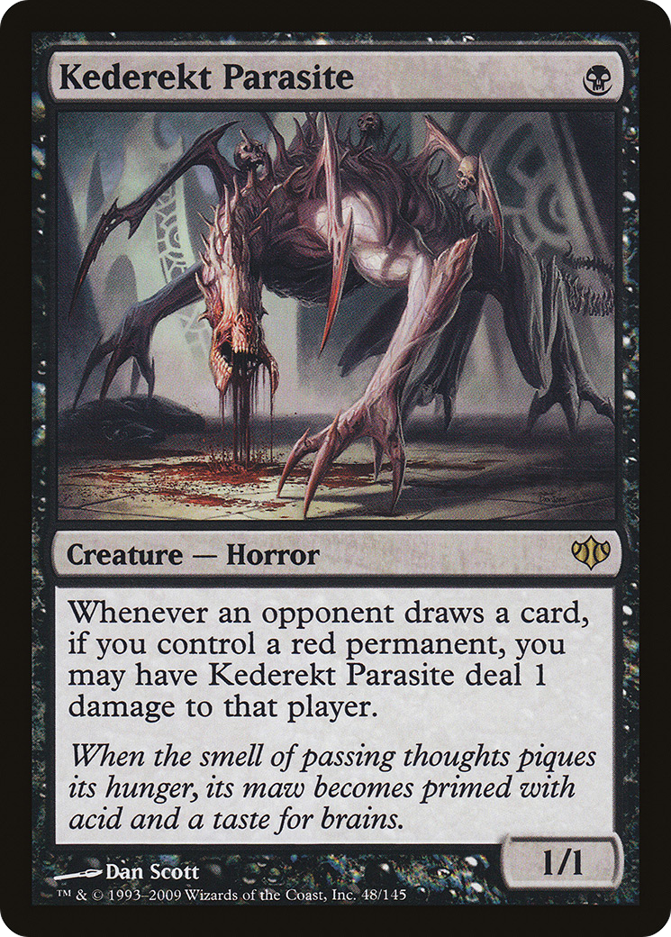 Kederekt Parasite (CON-048) [Conflux] Foil MTG Single Wizards of the Coast