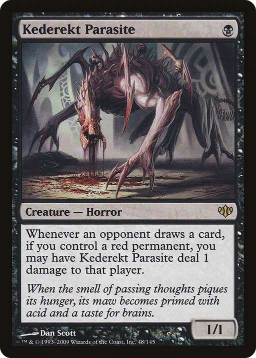 Kederekt Parasite (CON-048) [Conflux] Foil MTG Single Wizards of the Coast