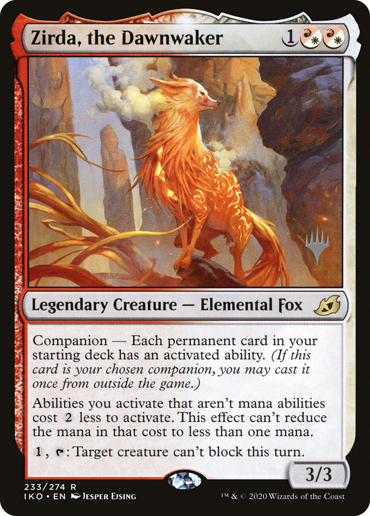 Zirda, the Dawnwaker (PPIKO-233) [Ikoria: Lair of Behemoths Promos] Foil MTG Single Wizards of the Coast
