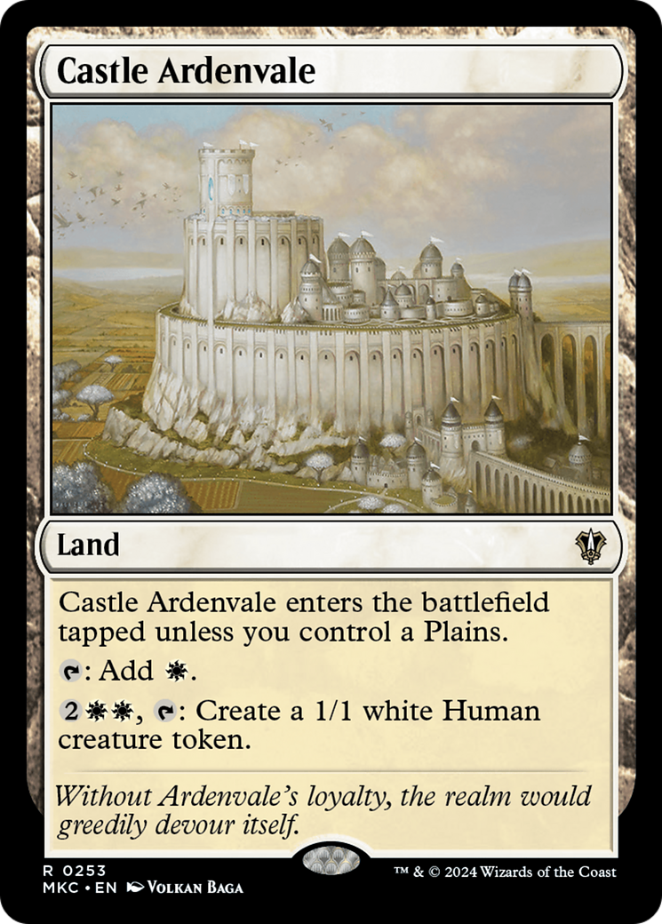 Castle Ardenvale (MKC-253) [Murders at Karlov Manor Commander] MTG Single Wizards of the Coast