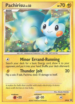 Pachirisu - DP04 (/56) Holofoil [Promos: DP Promos] Pokemon Single Pokémon