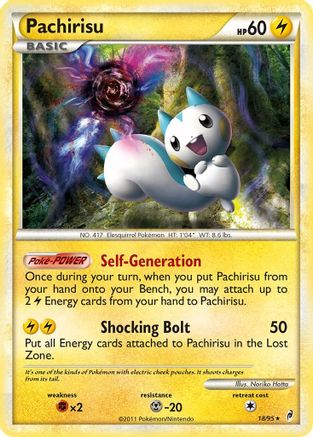 Pachirisu (/95) Holofoil [HGSS: Call of Legends] Pokemon Single Pokémon