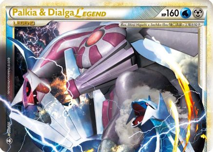 Palkia & Dialga Legend (Top) (/102) Holofoil [HGSS: Triumphant] Pokemon Single Pokémon