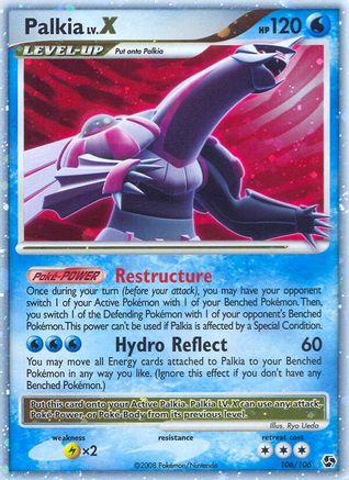 Palkia LV.X (/106) Holofoil [DP: Great Encounters] Pokemon Single Pokémon
