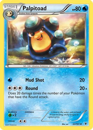 Palpitoad (/101) Reverse Holofoil [BW: Noble Victories] Pokemon Single Pokémon