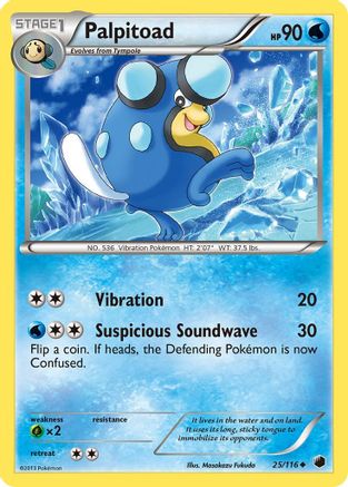 Palpitoad (25/116) [BW: Plasma Freeze] Pokemon Single Pokémon