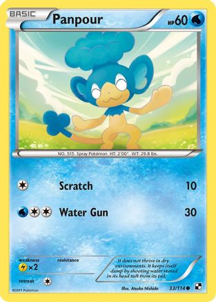 Panpour (/114) Reverse Holofoil [BW: Base Set] Pokemon Single Pokémon