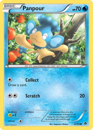Panpour (/98) Reverse Holofoil [BW: Emerging Powers] Pokemon Single Pokémon
