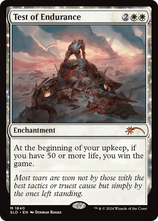 Test of Endurance (SLD-1840) [Secret Lair] Drop: MTG Single Wizards of the Coast